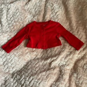 Red baby jacket
